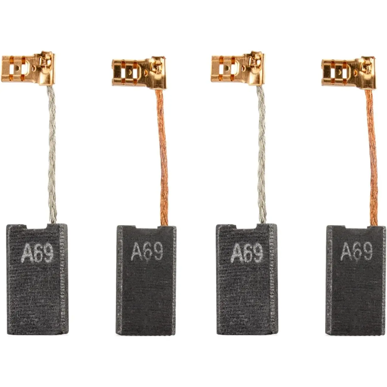 4 Pack Carbon Brushes Compatible with  GBH5400 GBH5-38 X GSH38 GBH5-40D A69,  Carbon Brush  Part.