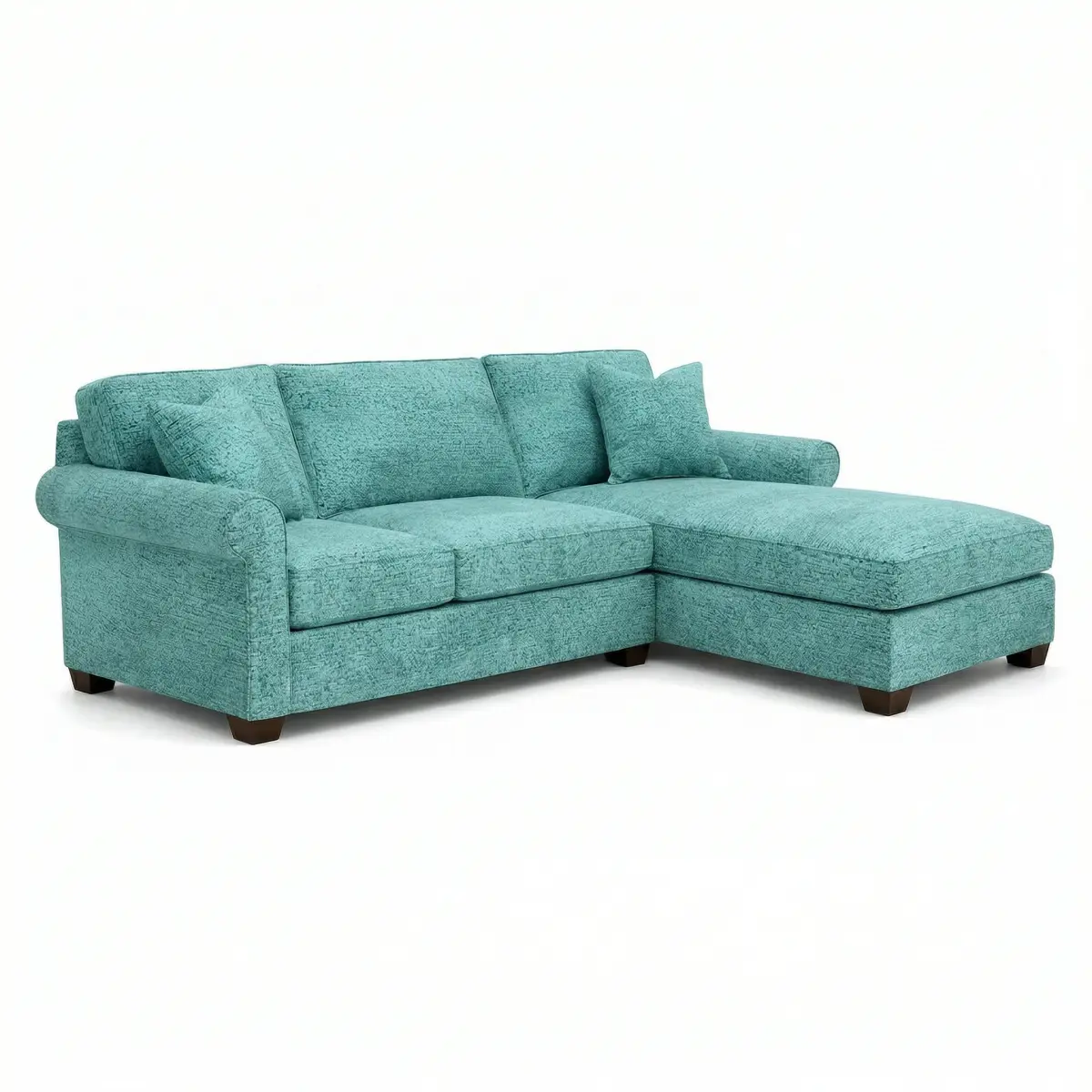Irlanda Sectional Sofa with Chaise – Made in USA, Custom Fabric Options, Modern L-Shape Wholesale Furniture