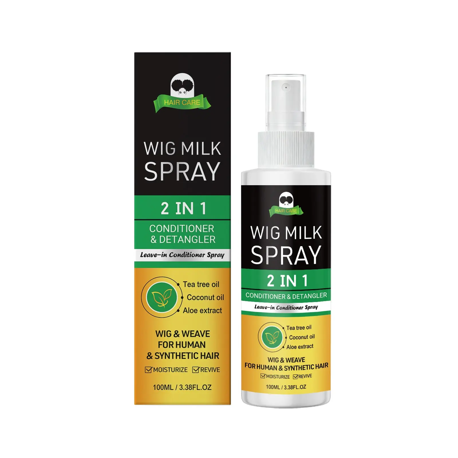 Volumizing Hair Spray, Moisturizing Portable Hair Treatment Conditioner, Lightweight Formula