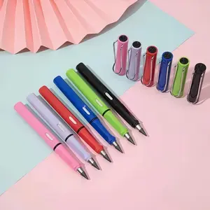 6/12pcs Infinity Pencil with Extra 7 Erasers, Reusable Inkless Everlasting Pencil for Writing, Drawing, Home, Office, School Use