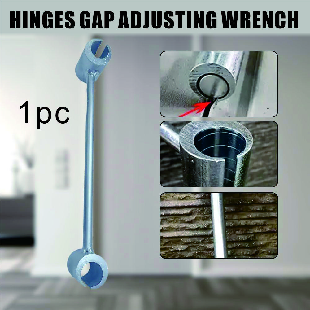 Hinge-Gap Adjusting Wrench, Door Hinge Repair Spanner, Adjustable Wrench Tool, Double-head Door Hinge Repair Spanner Key for Round Bolt Standard Gauge, Men Gifts, Durable Wrench Tool Hinge-Gap Adjusting Wrench, Door Hinge Repair Spanner, Adjustable Wrench Tool, Double-head Door Hinge Repair Spanner Key for Round Bolt Standard Gauge, Men Gifts, Durable Wrench Tool