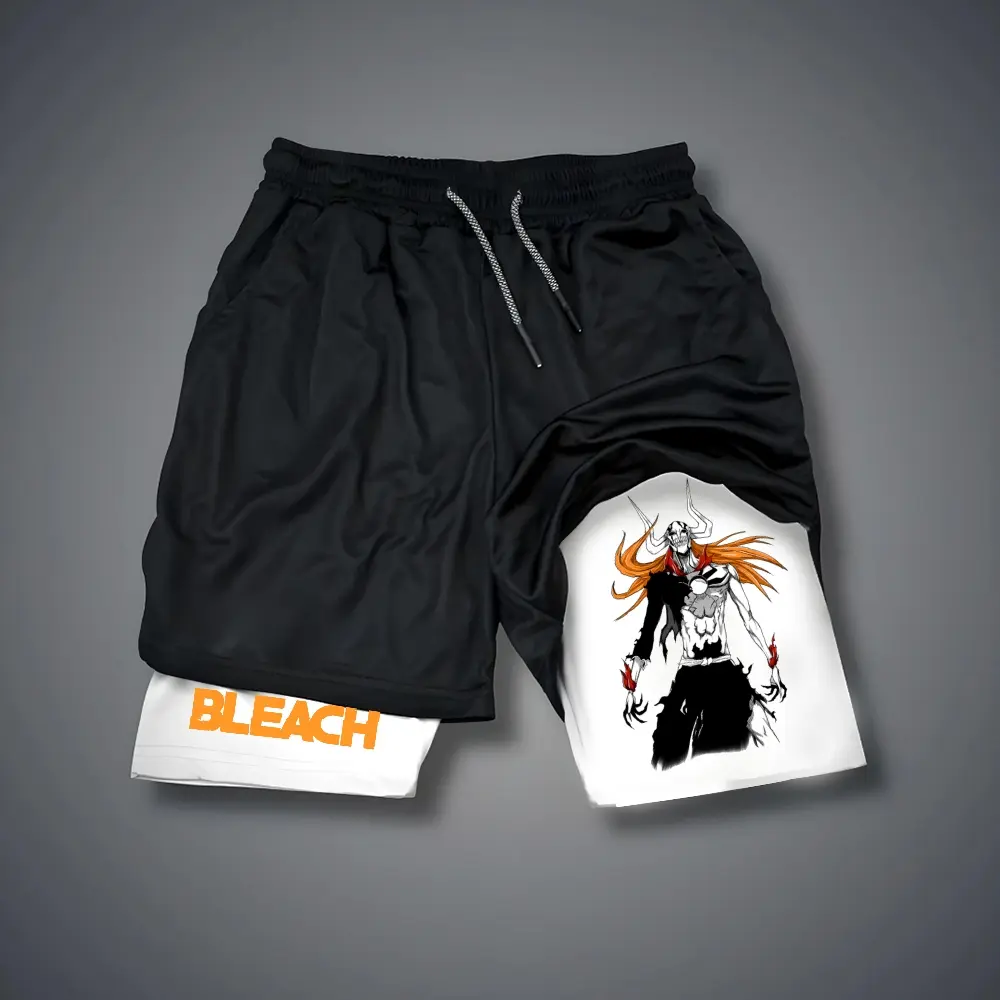 [Vtg90s] Double-Layer Sports Shorts Graphic Shorts Black Shorts Camo Shorts Streetwear Shorts Men Outfits Men Short Shorts Vacation Outfits Shorts