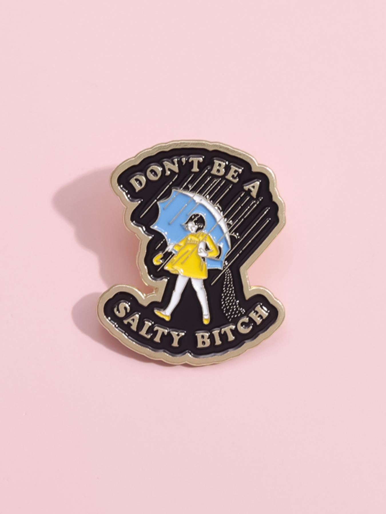 Cute Cartoon Girl Design Brooch, Enamel Pin Suitable for Backpacks, Jeans, Scarves, Hats Decoration, Trendy All-match & Exquisite Brooch for Birthday Gift, Gifts for Her