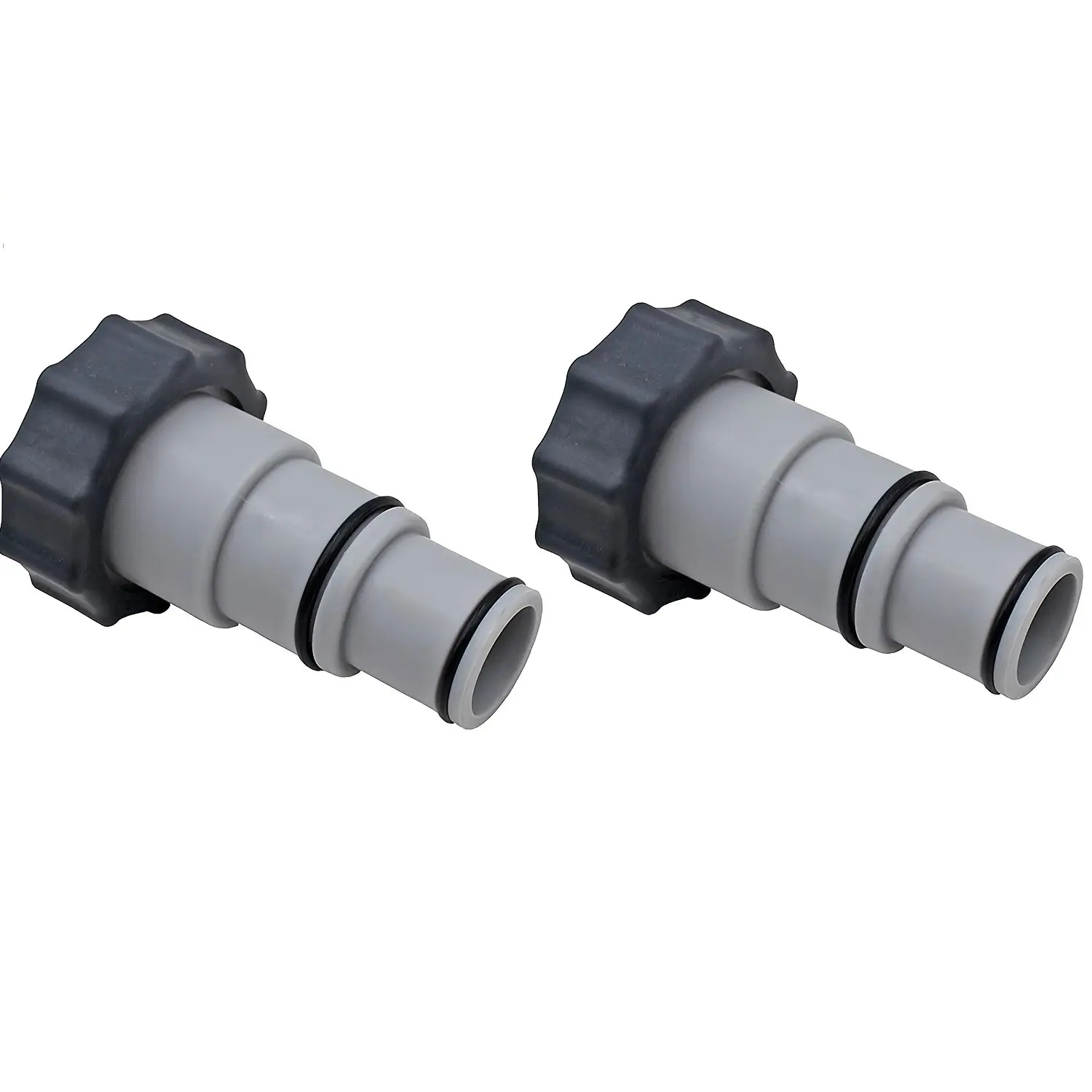 2-Pack Intex Filter Pump Adapter, 1.25-1.5 Inch Hose Converter, Pool Pump Accessories, Pool Accessory, Easy Installation, Durable Design