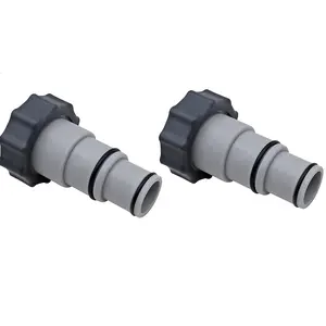 2-Pack Intex Filter Pump Adapter, 1.25-1.5 Inch Hose Converter, Pool Pump Accessories, Pool Accessory, Easy Installation, Durable Design