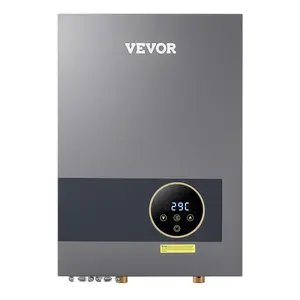 VEVOR Tankless Electric Water Heater, 36kW Instant Hot Water Heater Under Sink, On Demand for Bathroom, Kitchen, Office with LCD Touch Screen, Child Security Lock, Space-Saving, 240V