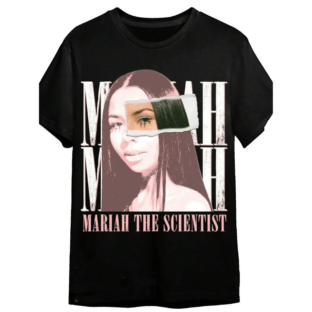 Women Men Mariah Scientist Rapper Young Hip-Hop Tee Tshirt, Women Tee Classic Free Thugs Print Round Neck Short Sleeve T-Shirt Vintage Streetwear Graphic Oversized Cotton Women Tops&High Street Printed T-Shirt