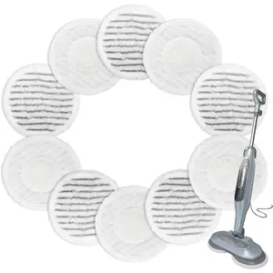 Washable Steam Mop Pads Replacement - Compatible with Shark S8201 S8001 S7001 - Dirt Grip Scrub - Reusable for Steam & Scrub - Fits S7000AMZ S7000 S7005 S7020 S7001C