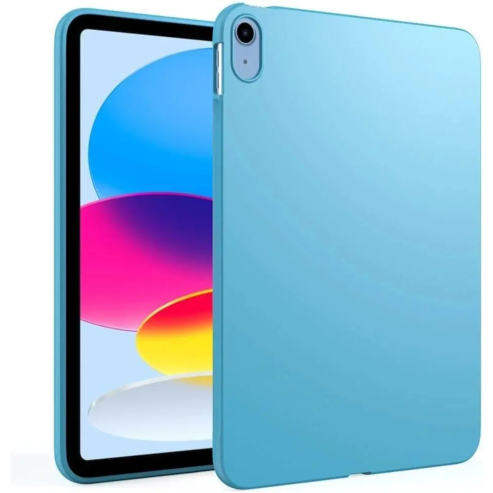 Soft Shock-Absorbent Thermoplastic Polyurethane (TPU) Bumper Cover for iPad 11th Gen 2025 (11-in, A16/A2696) & 10th Gen 2022 (10.9-in) Tablets - Modern Synthetic Computer Accessories for Work Scenarios