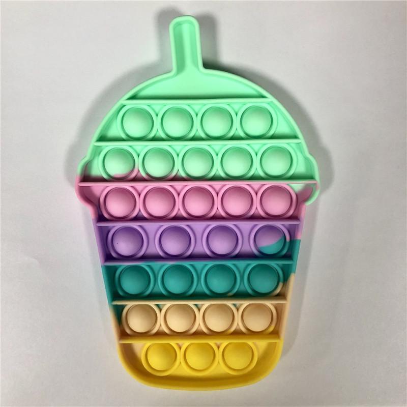 Ice cream push pop fidget toys, bubble sensory toys, stress reliever, autism, anti stress tiny  fidgets