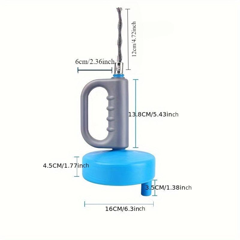 196.85 Inch Drain Unblocker, Flexible Rod Auger Sewer Pipe Unblocker Tool, Drain Cleaning Tool, Kitchen Sewer Unclogger Tool, Toilet Hair Unclogging Tool, Drain Clog Remover for Hotel Restaurant Commercial