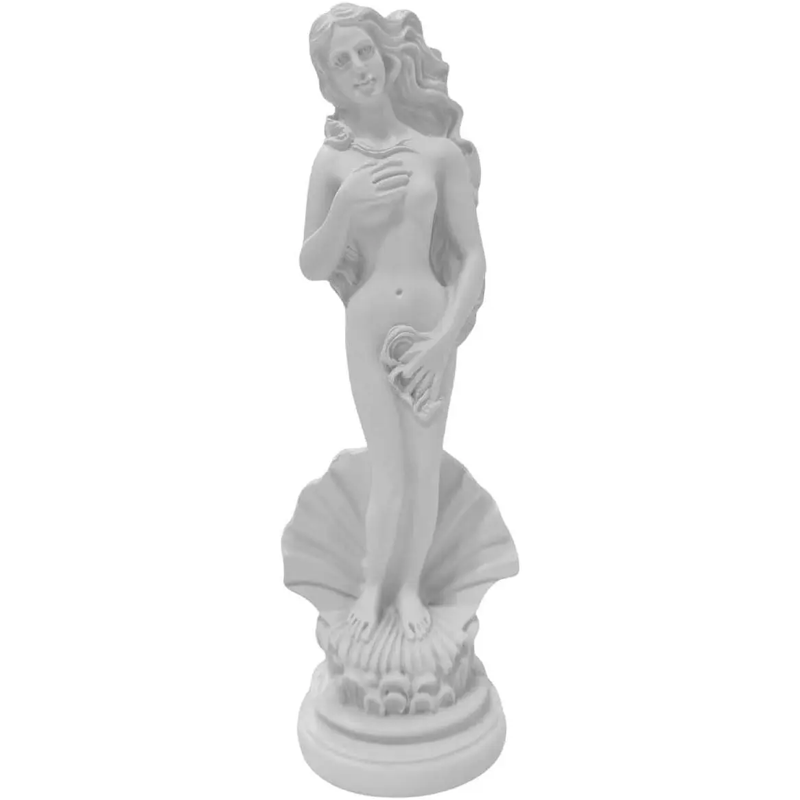 Aphrodite Statue The Birth of Venus 7.6 Inch - Greek Roman Goddess Sculpture,   Art Figurine Classical White Statue,  & Office Decor