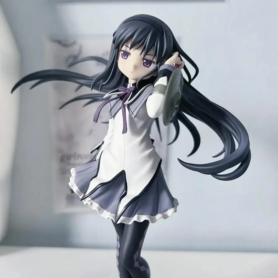 18CM Puella Magi Madoka Magica Aniem Figure Akemi Homura Magic Girl PVC Anime Action Figures Model Anime Cartoon Model Toy Gift