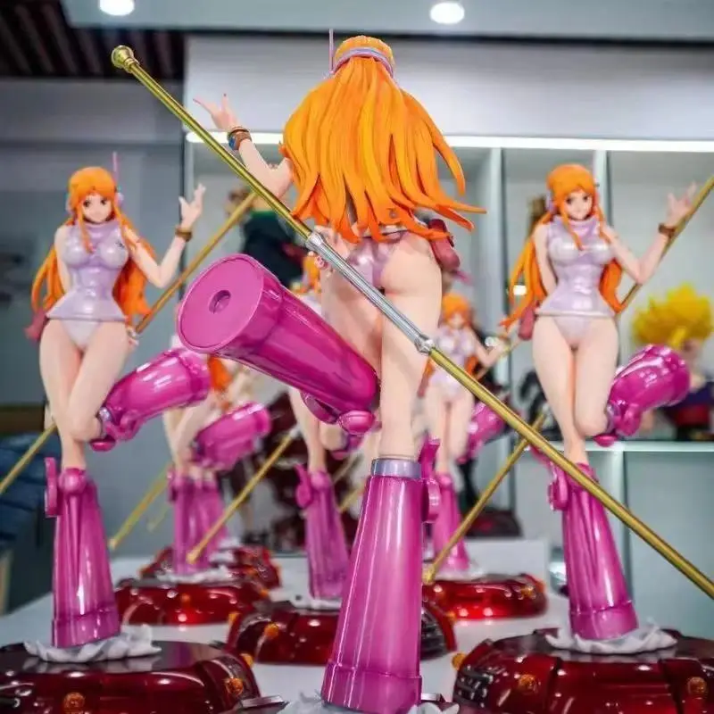 Jt Studio One Piece Nami Action Figure 33cm Egg Tip Island Anime Pvc Model Collectible Figurine For Collection Anime Fans Gift