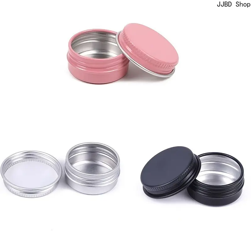 3-Piece 5g Mini Travel Jars, Portable Sealed Sample Canisters for Makeup, Cream, and Lotion Storage, Canister