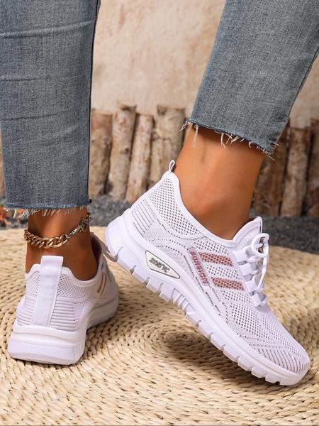 Women's New, Large Size Lightweight Soft Sole Shoes, Comfortable Non-Slip Walking Shoes, Lightweight Breathable Shoes, Perfect for Travel & Leisure Activities