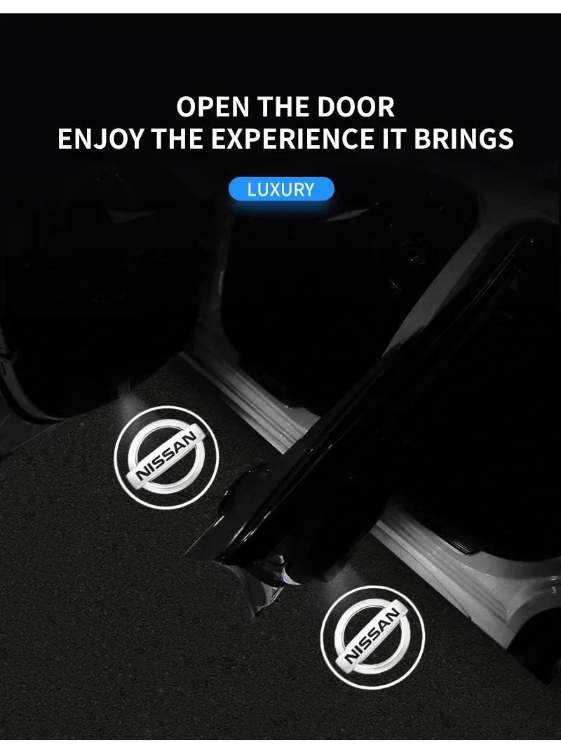 Car Welcome Lamp Auto Door Welcome Light LED Projector for Nissan