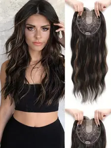 ✨ Premium Kanekalon Synthetic Wavy Hair Topper | Clip-In for Instant Natural Volume, Perfect for Thinning Hair & Boost Your Confidence Every Day