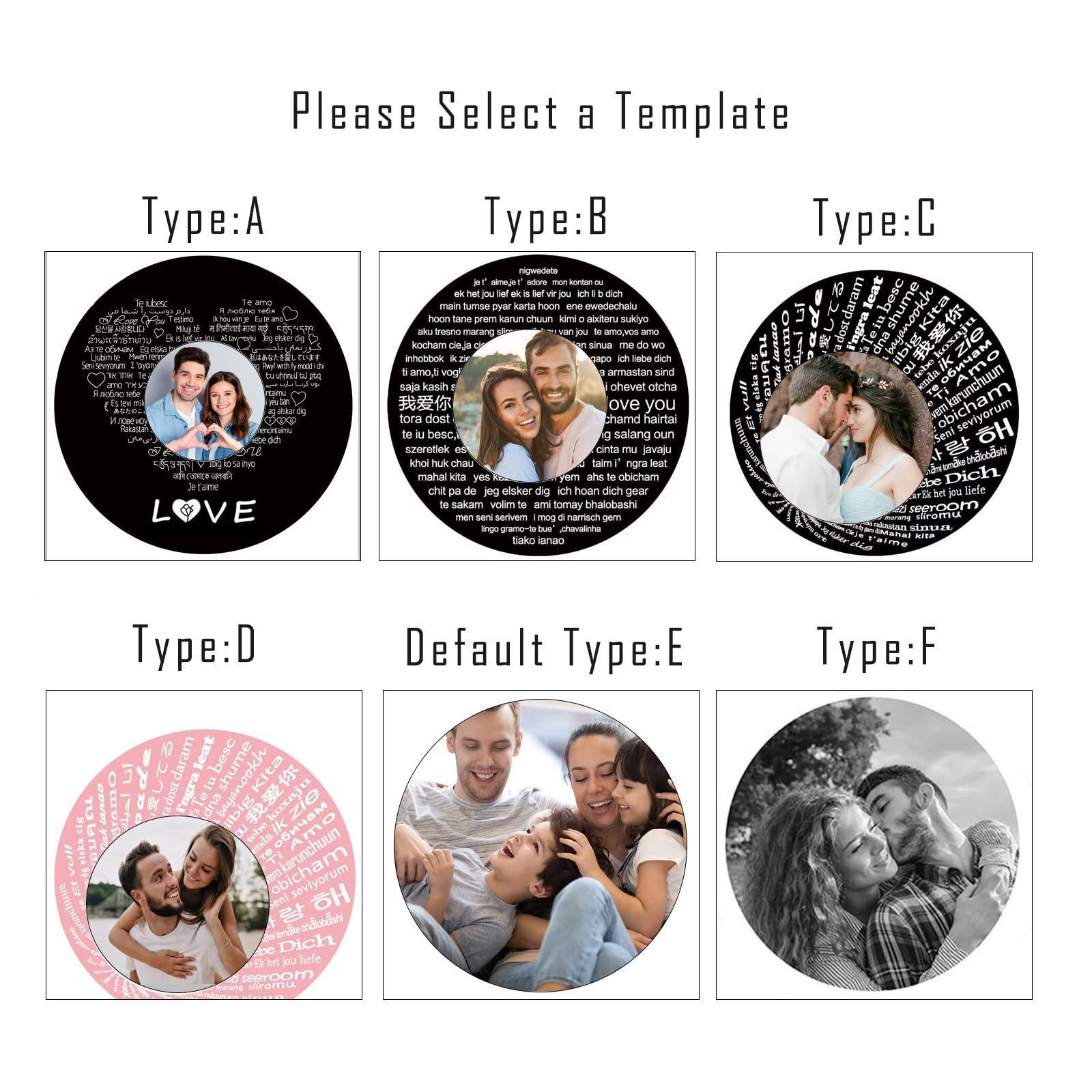 New Trending Projection Love Heart Necklace, 100 Languages I Love You Projection Pendant, Romantic Fashion Jewelry for Women, Perfect Valentine's Day Gift for Girlfriend Wife Her Anniversary Christmas Birthday