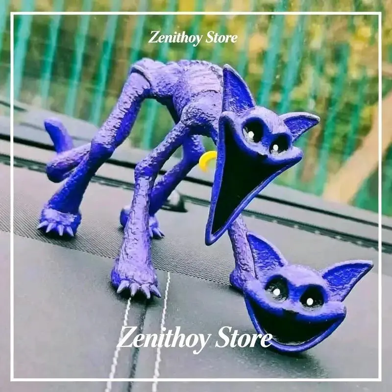 Smiling Critters CatNap-Poppy Time Double-Head Scary Creature Horror Game Model Collectible, Tabletop Decoration, Party Gift for Home & Festive Supplies, Collectibles