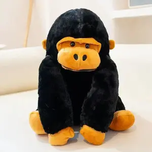 32cm New Gorilla King Kong Backpack Simulation Filled Plush Toy Doll Cartoon Anime Cute Children's Birthday Gift Fun Doll