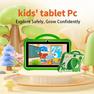 7 Inch Toddler Learning Tablet, 4g+64GB WiFi, Dual Camera, Parental Control, Educational Apps, Shockproof Case, Kids' Gift