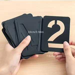 42pcs Reusable Alphabet Letter Number Symbol Craft Stencil Kit for Painting, Interlocking Hollow Stamping Embossing Template for Wood, Wall, Fabric, Rock, Chalkboard, Sign, DIY Art Projects