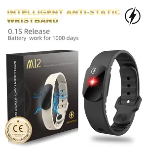 smart watch 2026 Hot Sales M12-SE Anti-static Silicone Bracelet Men Women Fashion Waterproof Adjustable Winter Human Body Static Eliminator