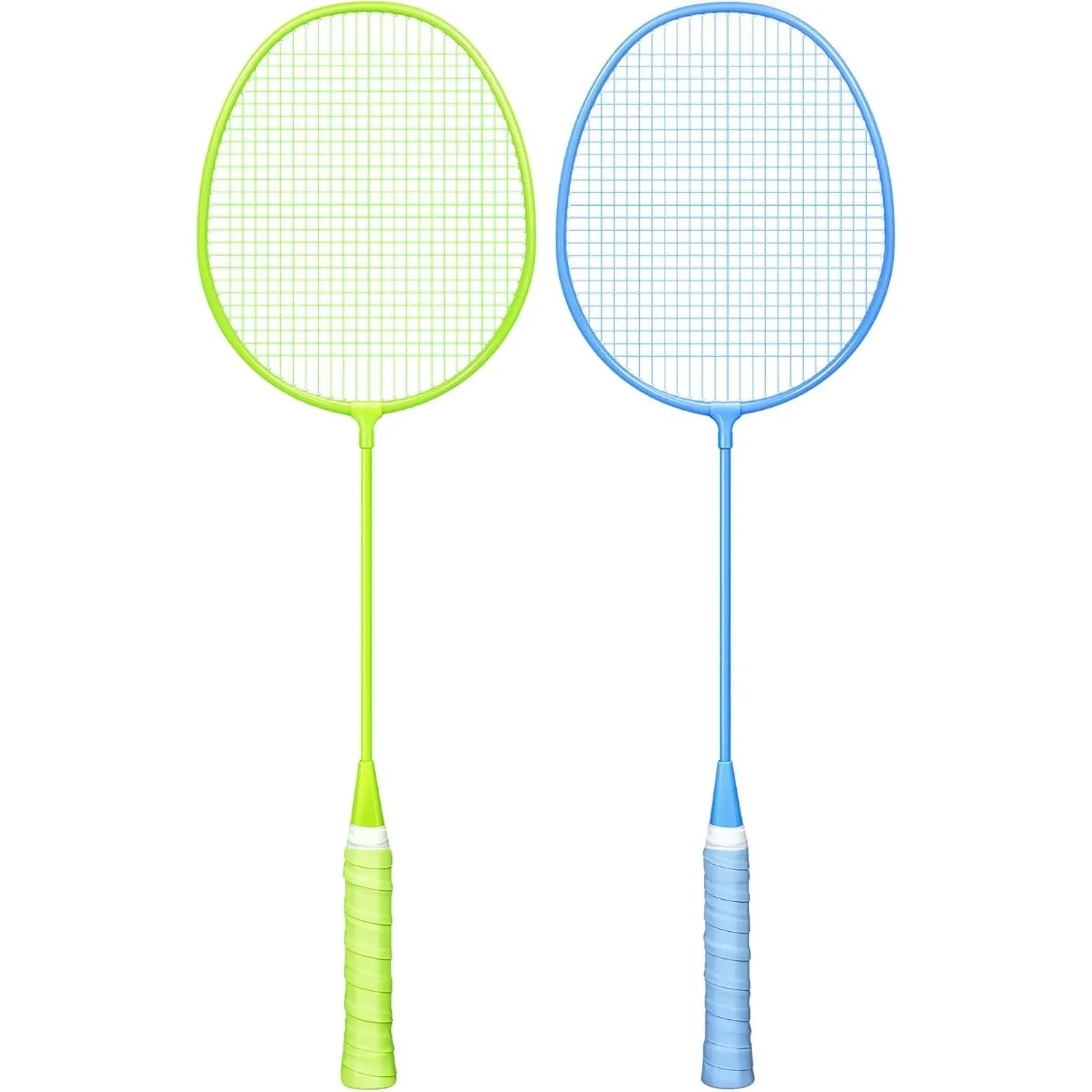 Badminton Rackets Set of 2, Lightweight Badminton Set for Outdoor Backyard , Portable Racquet for Family Beginners Adults and Teens