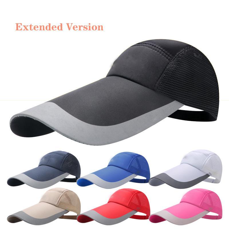 Spring and Summer Outdoor Work Mountaineering Fishing 14cm Long Brim Quick Drying Breathable Baseball Cap Visors