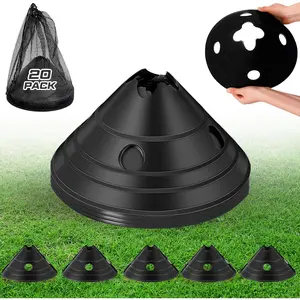 Disc Cones  Soccer Cones with Mesh Bag Giant Large Agility for Soccer  Adult