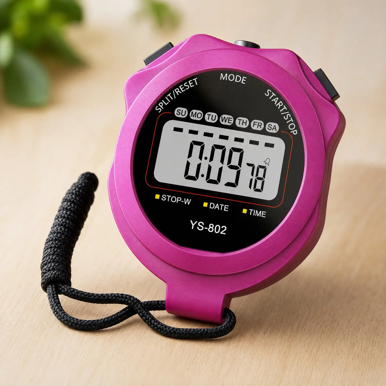 Sports Digital Stopwatch Timer with Single Lap Split for Kids, Coaches, Swimming, Running - PurpleGift