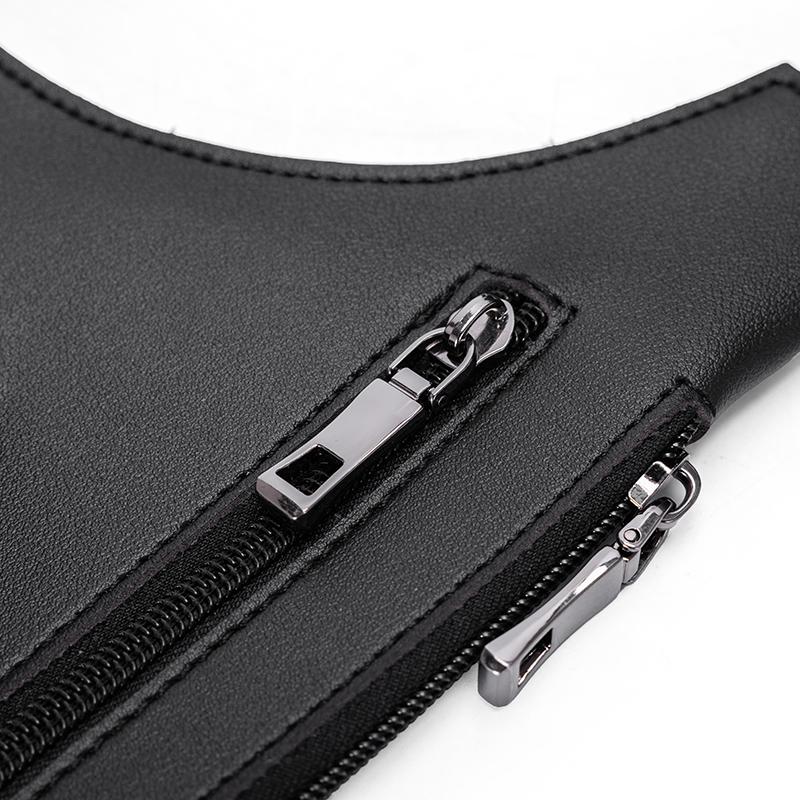 Ultra-Secure Outdoor Shoulder Bag for Hiking and Travel with Reinforced Anti-Theft Hidden Compartment Adjustable Strap for Men and Women Durable Waterproof Leather Crossbody Bag