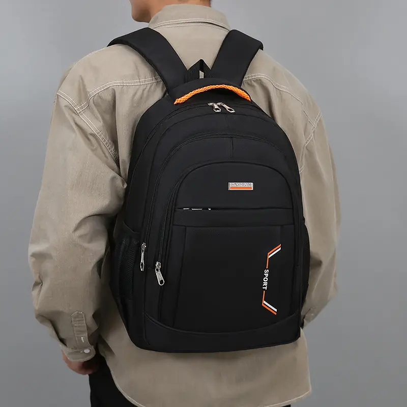 2026 New Large Capacity Backpack for Men and Women, Durable School Bag for Middle and High School Students, Korean Style Laptop Bag, Men's Casual Travel Backpack