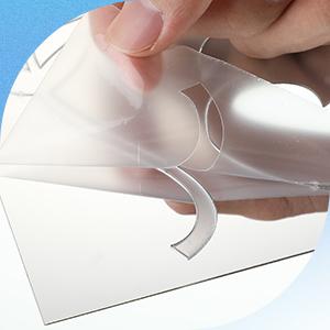 2026 Mirror Family Wall Letter Quotes Decor 3D Acrylic Wall Decal Stickers DIY Removable Art Decals Motivational Butterfly Mural Stickers for Home Decor(Silver)