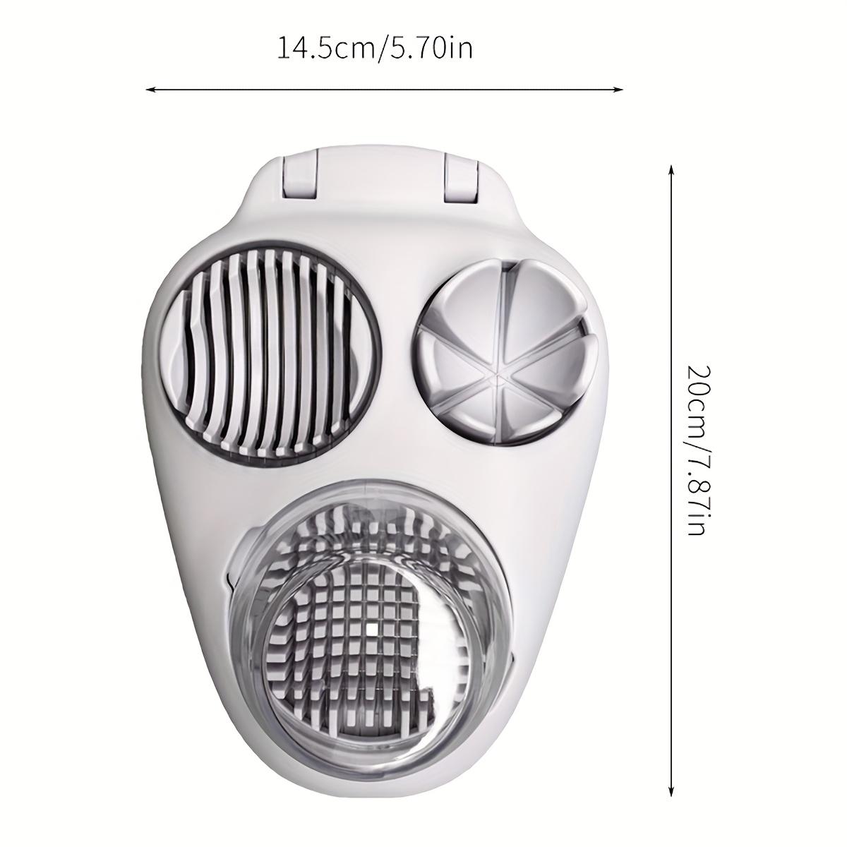 1pc Egg Slicer, Egg Cracker, and Fancy Egg Cutter - 3-in-1 Egg Slicing Tool