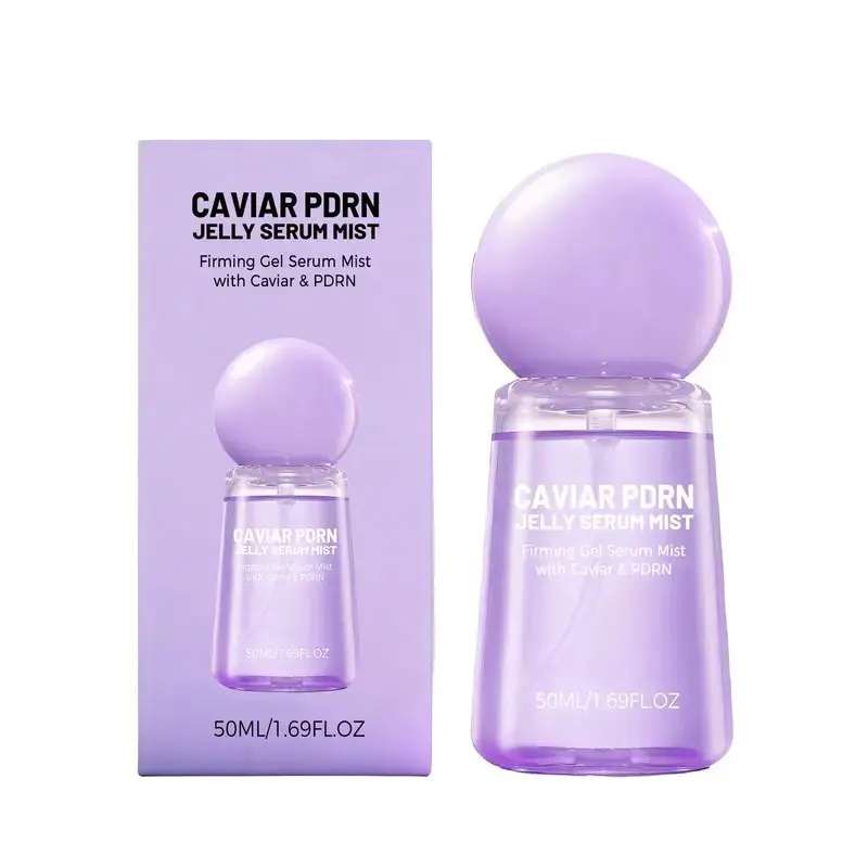 Caviar Jelly Essence Spray Light Texture Gentle Nourishing Hydrating Moisturizing Dewy Moisture Facial Skin Convenient Daily Face Care Mist Moisturizer Lightweight