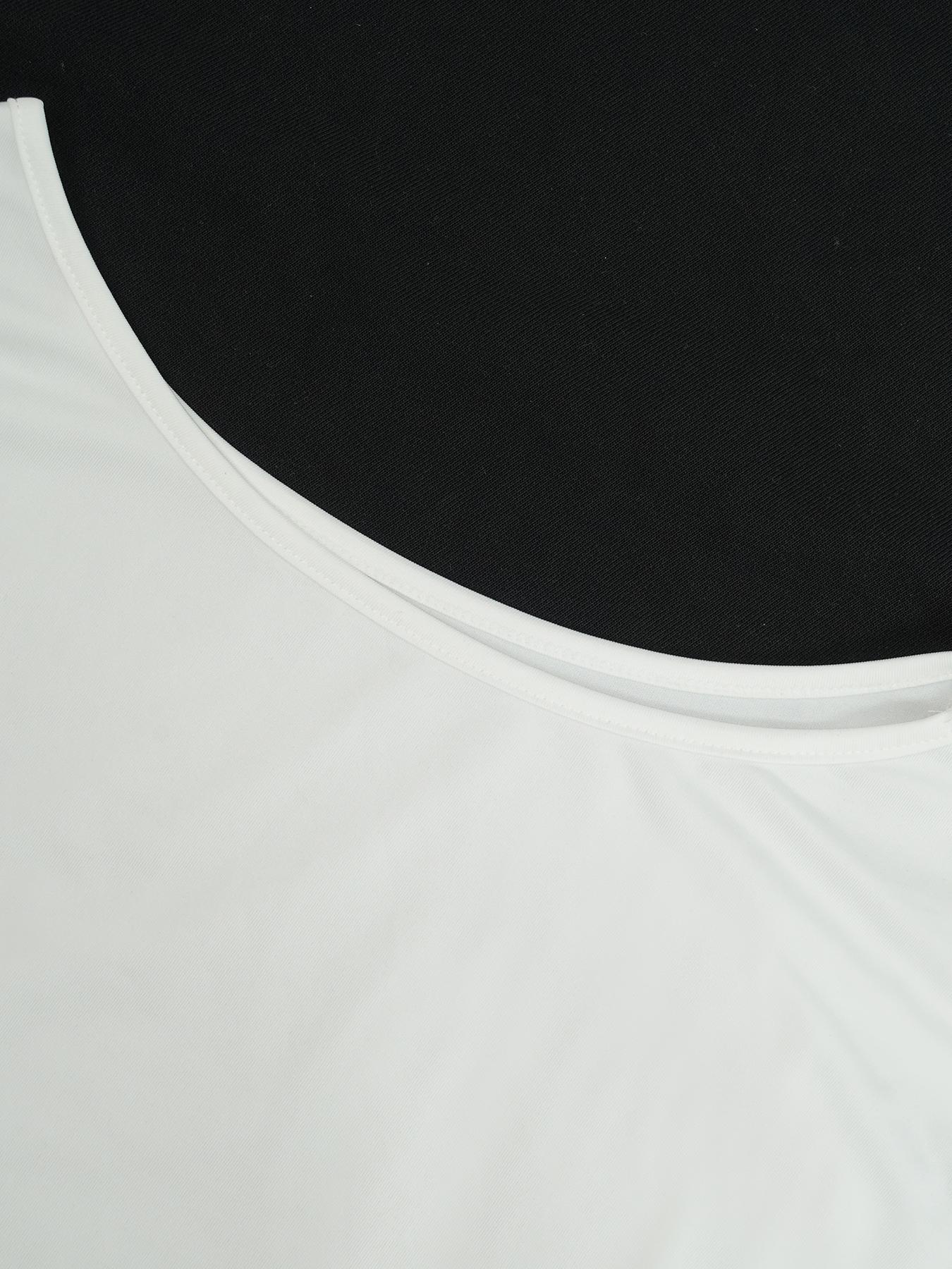 Women's Solid Color Off the Shoulder Tee, Casual Fashion T-shirt for Daily Wear, Ladies Clothes for Summer