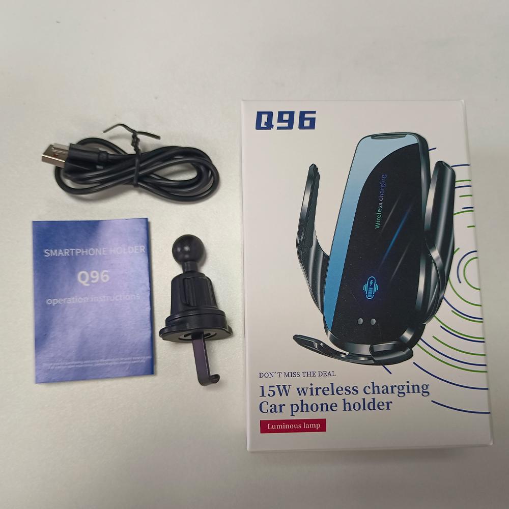 15W Wireless Car Charger, Wireless Fast Charging, Car Mobile Phone Magnetic Charging Holder, Auto Phone Wireless Charging Stand, Phone Accessories