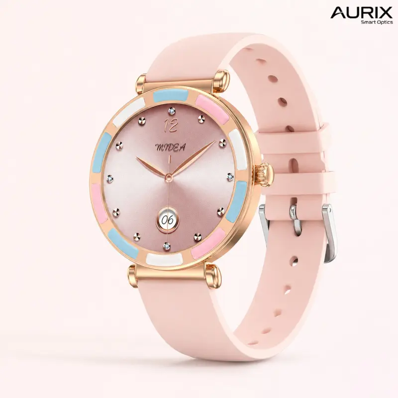 Smart Watch for Women with Bluetooth Calling, 1.27 Inch HD Touch Screen Fitness Tracker Watch, Sleep and Activity Tracker, Multi Sport Modes, Custom Watch Faces, IP67 Waterproof Round Multifunctional Smartwatch for Women Girls
