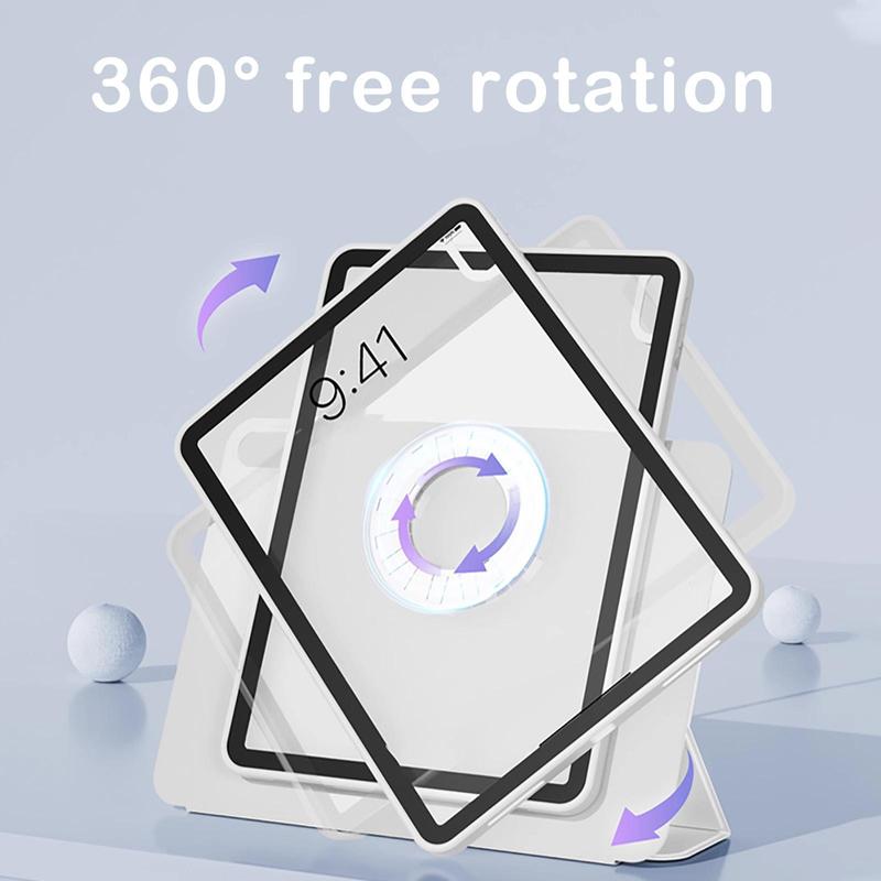 KENKE 2 in 1 Tablet Case with Detachable Tablet Holder, 1 Count Adjustable Tablet Cover with Stand, Tablet Mount Stand, Tablet & Computer Accessories for iPad Mini 7 6 10th Gen 7 8 9 Pro 11 Inch