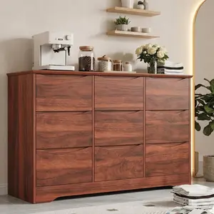Garvee 2026 New Upgraded1 PB + MDF + Melamine U4 Smile 9-Drawer Dresser Ideal Christmas Xmas Birthday Gifts for Women Men Friends