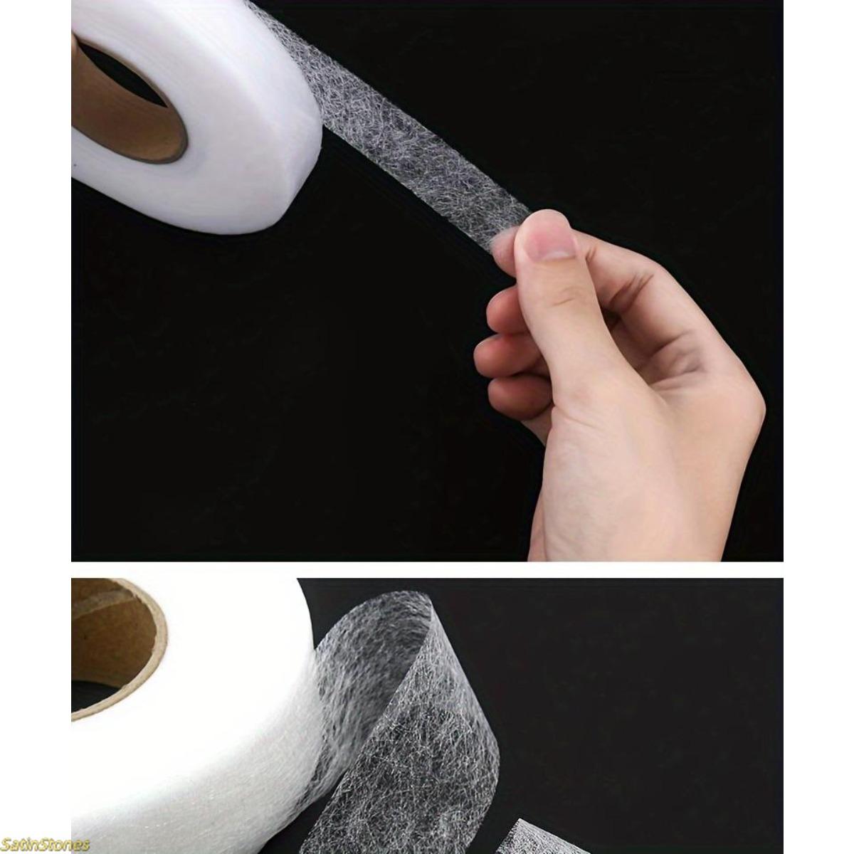 2559-inch Double-sided Adhesive-backed Lining | Hot-melt Nonwoven Ironing Bonding Fabric — Suitable for altering garments, trouser hems, and short edges of fabric.