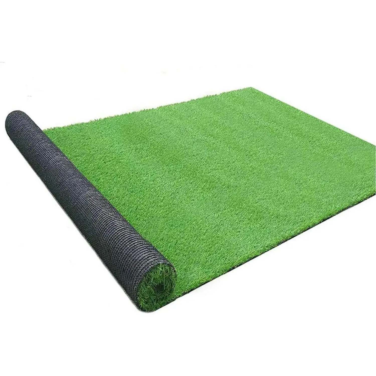 5FT x 8FT Realistic Artificial Turf Grass Lawn - Fake Faux Synthetic Grass Mat with Drainage Holes, Pet Friendly for Indoor Outdoor Garden Landscape Patio Backyard Decor