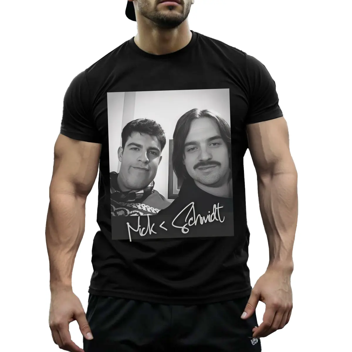 Nick & Winston Schmidt "New Girl" Inspired T-Shirt Vintage Pepperwood Chronicles Men's Tee Casual Cotton, Short Sleeve, Round Neck Ideal Gift for Fans, Cute T Shirts - T Shirt
