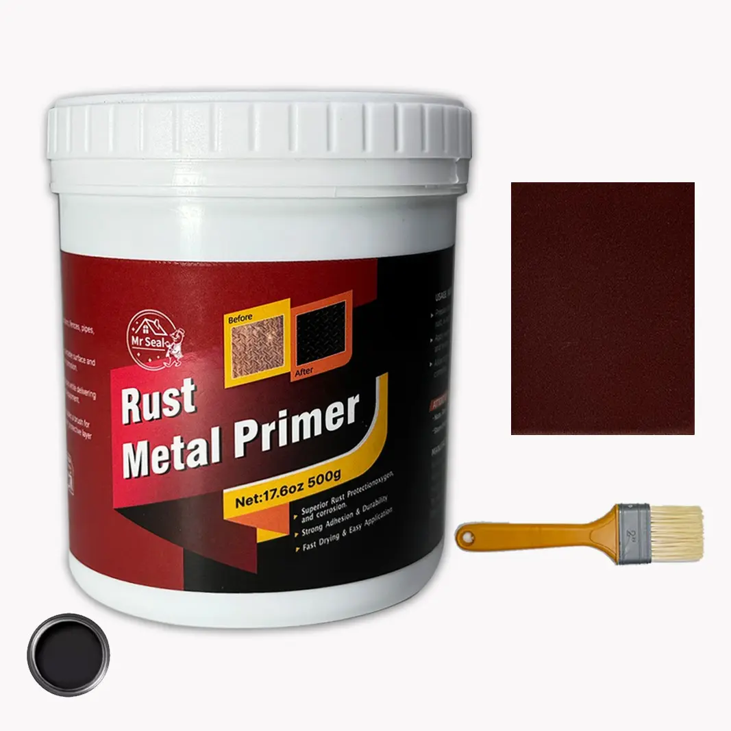 【Black Friday】Rust-Proof Metal Primer (1 kg, 3 kg) for Steel and Aluminum, High-Temperature-Resistant Fast-Drying Primer for Garage Doors, Pipes, Car Parts and Machinery #GLOBAL PICKS