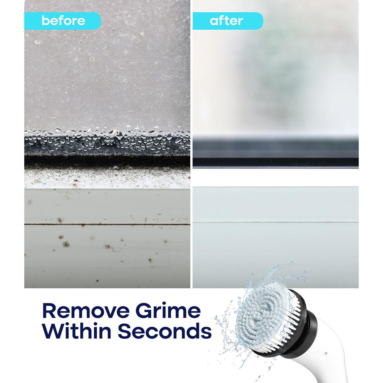 Electric Spin Scrubber Upgraded Cordless Shower Spin Scrubber Kit with 8 Replaceable Brush Heads 3 Adjustable Extension Handle Dual-Speed IPX7 Waterproof LED for Bathroom Kitchen Toilet Window Pool Car 2026 Spring Glow Up Multi-purpose Cleaning Kit Electric Spin Scrubber Upgraded Cordless Shower Spin Scrubber Kit with 8 Replaceable Brush Heads 3 Adjustable Extension Handle Dual-Speed IPX7 Waterproof LED for Bathroom Kitchen Toilet Window Pool Car 2026 Spring Glow Up Multi-purpose Cleaning Kit