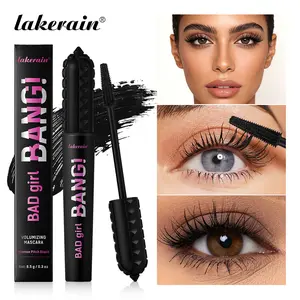 Cool-toned black mascara fills sparse lashes for full curly look. All-day anti-smudge finish, perfect for hot girl smoky eyes and bold daily eye makeup with great value.