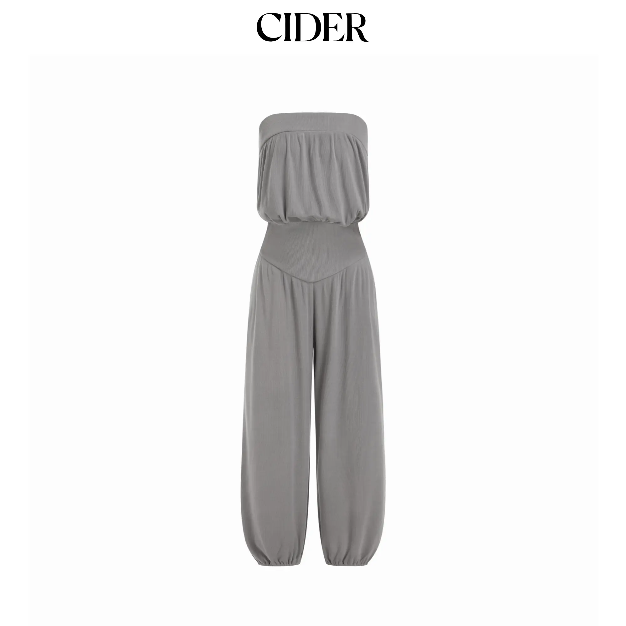 Cider High Stretch Strapless Bloomer Jumpsuit Womenswear Basic