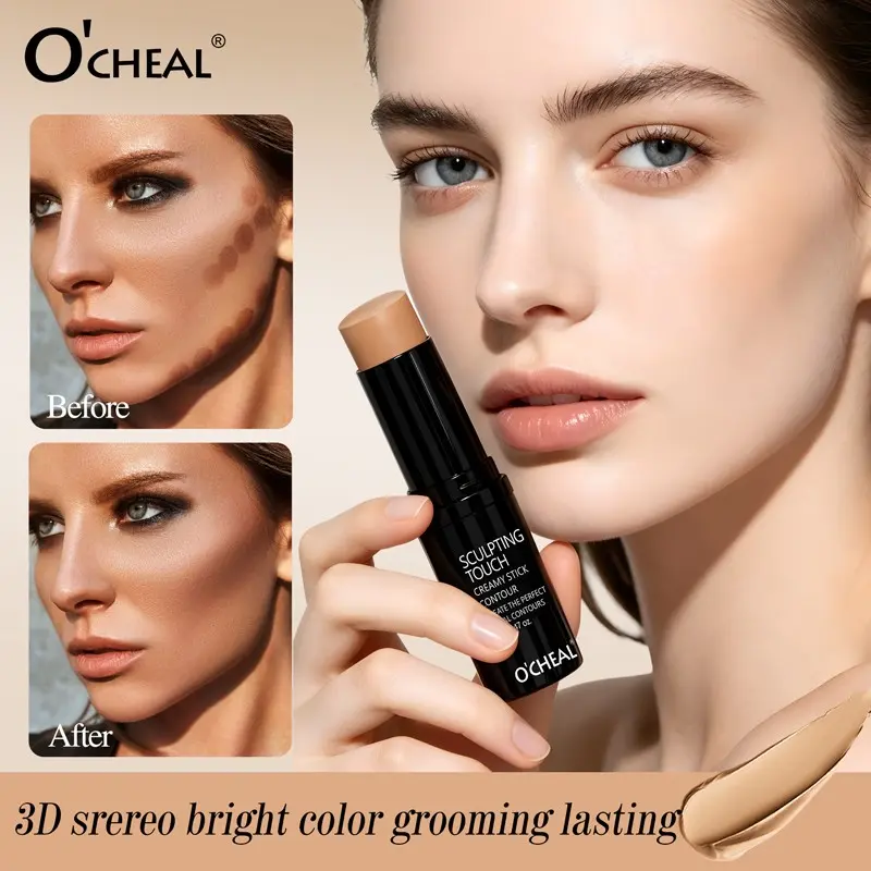 Contouring Stick, Waterproof Sweat-Resistant, Multi-Color Options, Bronzing Sculpting Stick, Essential Makeup Tool, Creates Defined Look, Perfect for All Skin Types